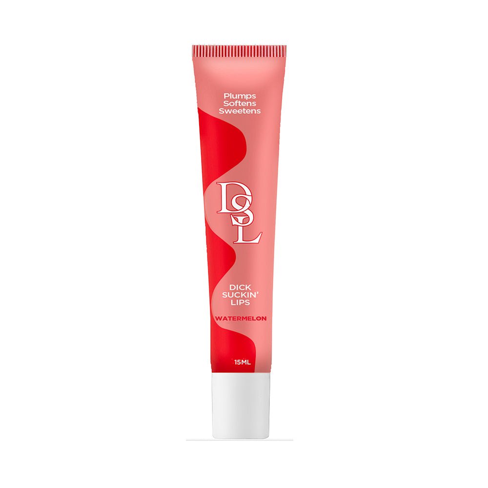 DSL Dick Sucking Lips - Watermelon - Watermelon Flavoured Lip Plumper - 15 ml Tube - Silk and Sin