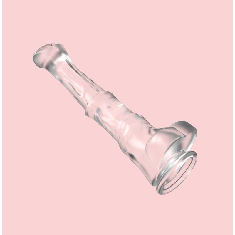 Duke Horse Dong w Balls Clear XXL - Silk and Sin