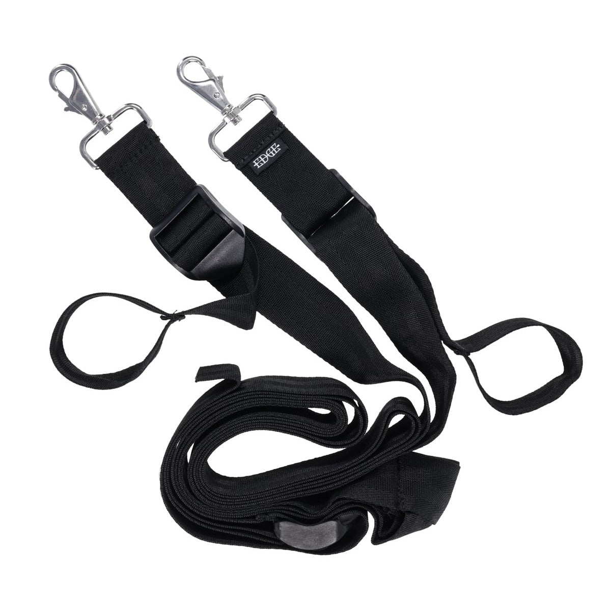 EDGE Adjustable Door Restraints - Black Restraints (Cuffs not included) - silkandsin