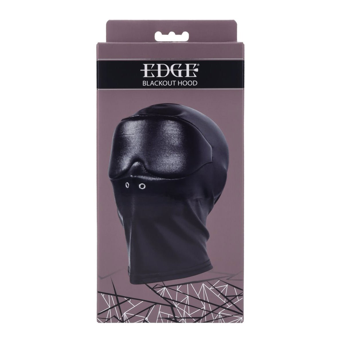 EDGE Blackout Hood - Black Hood Mask - silkandsin