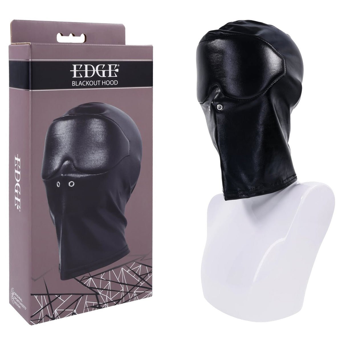 EDGE Blackout Hood - Black Hood Mask - silkandsin