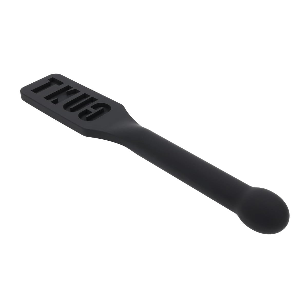 EDGE CUNT Silicone Paddle - Black Silicone Paddle with Insertable Handle - silkandsin