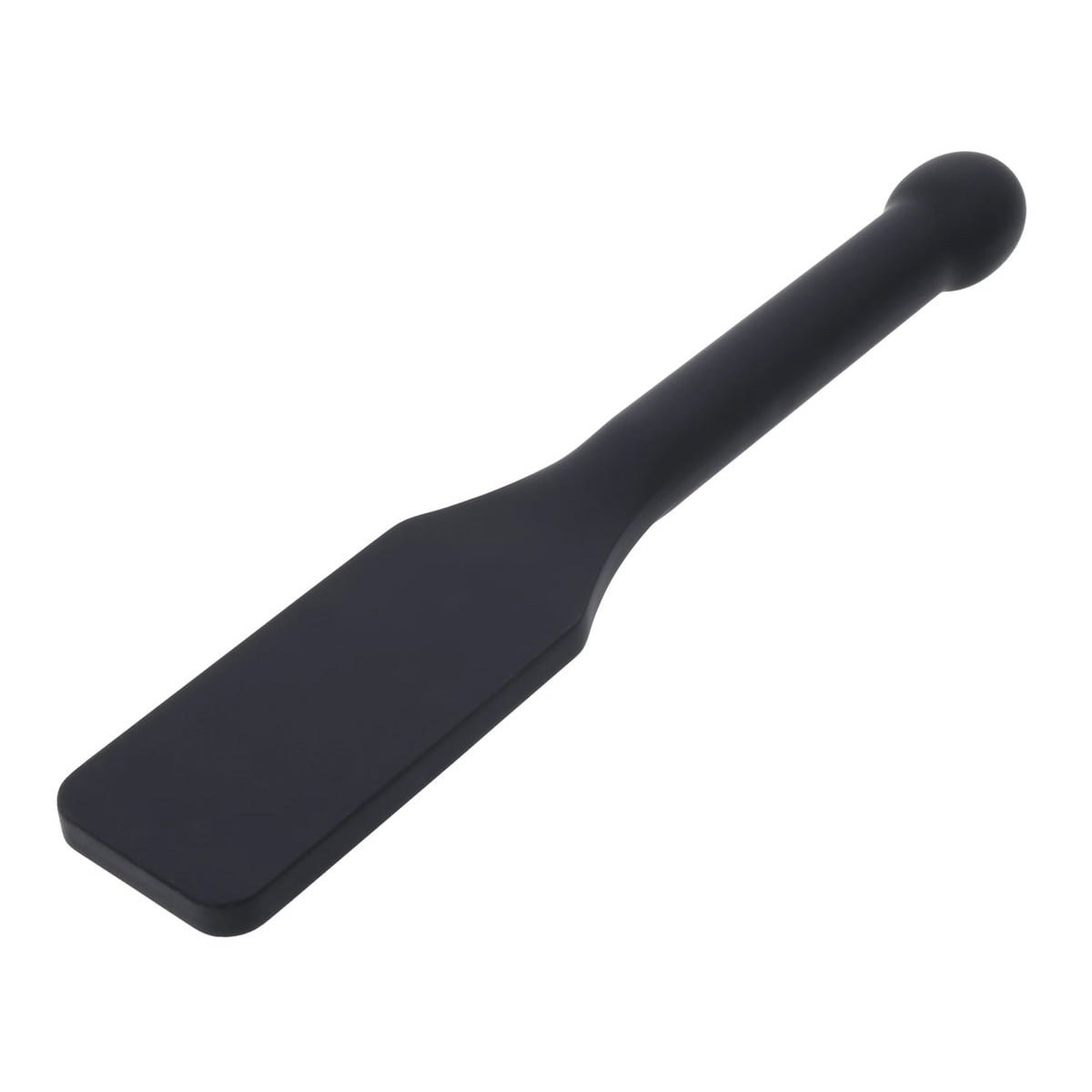 EDGE CUNT Silicone Paddle - Black Silicone Paddle with Insertable Handle - silkandsin