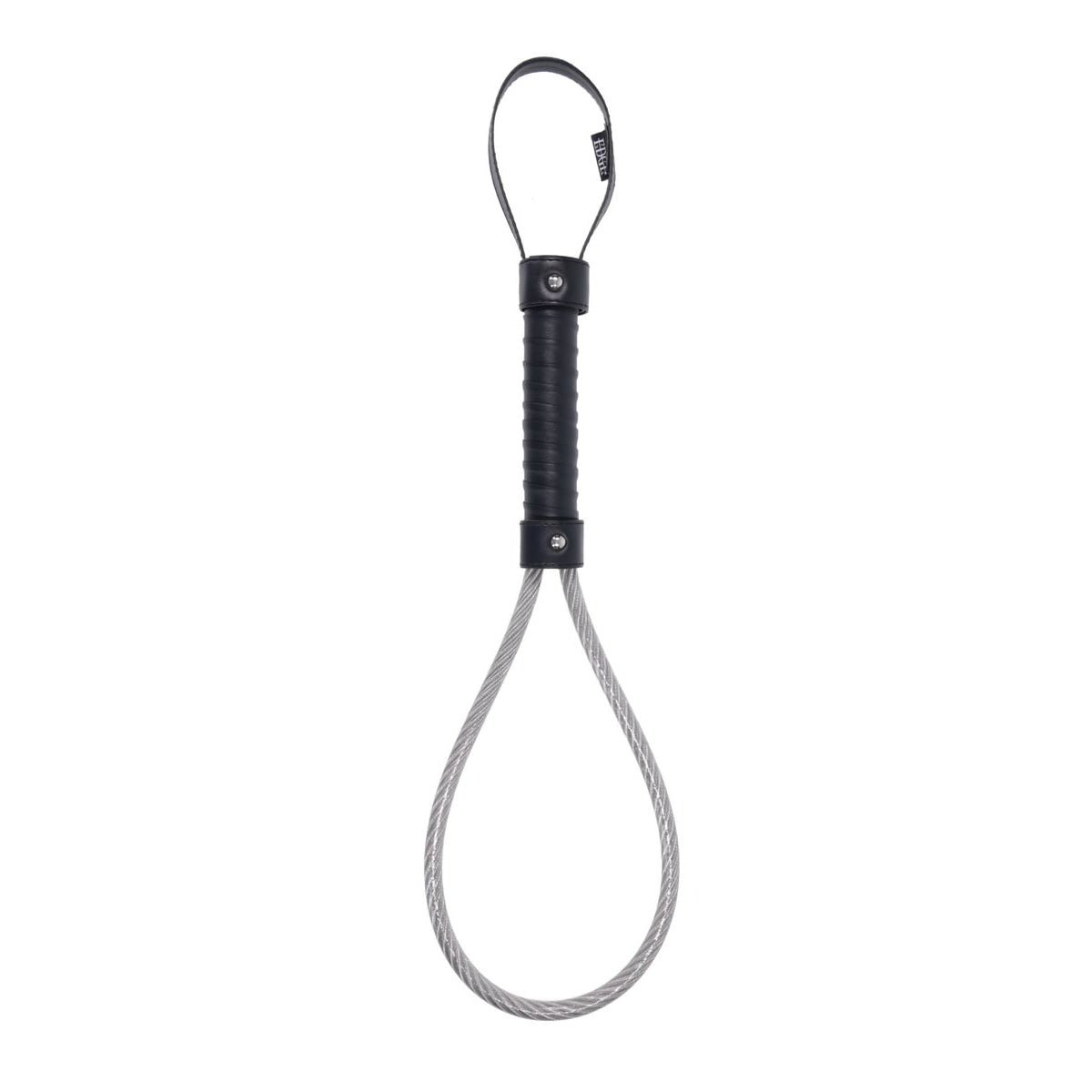 EDGE Metal Loop Spanker - Metal Spanker Whip - silkandsin