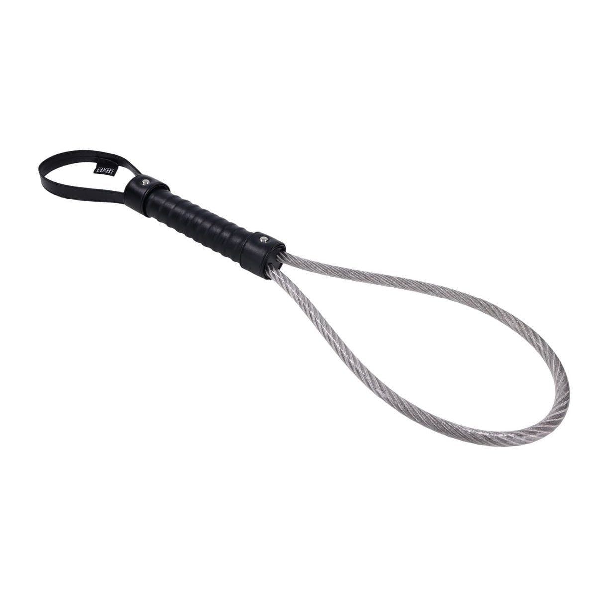 EDGE Metal Loop Spanker - Metal Spanker Whip - silkandsin