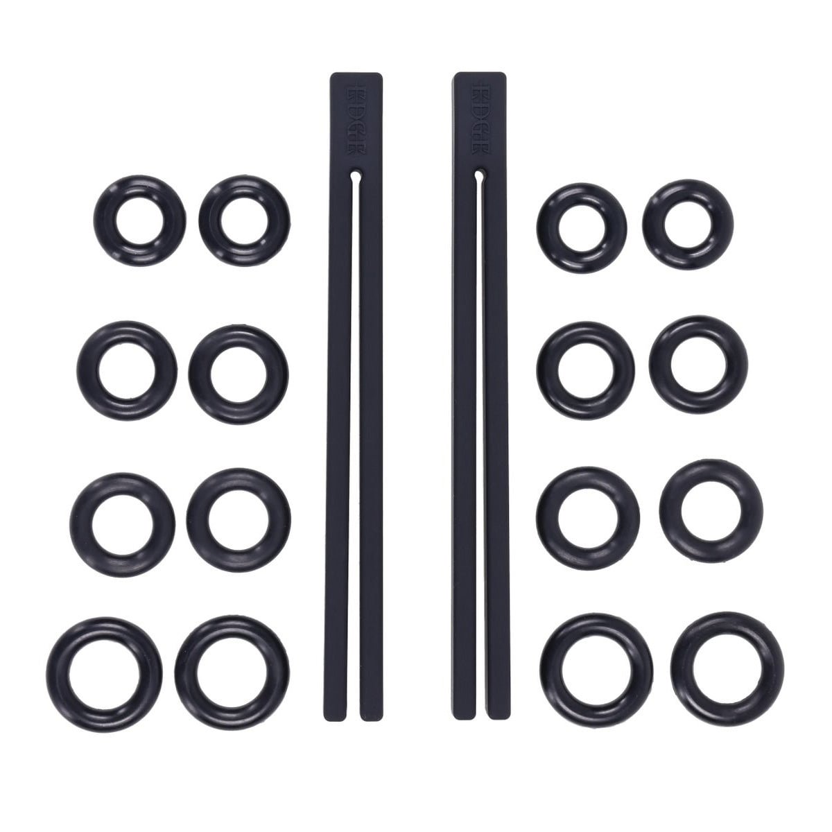 EDGE Silicone Pinching Rods - Black Nipple Restraints - silkandsin