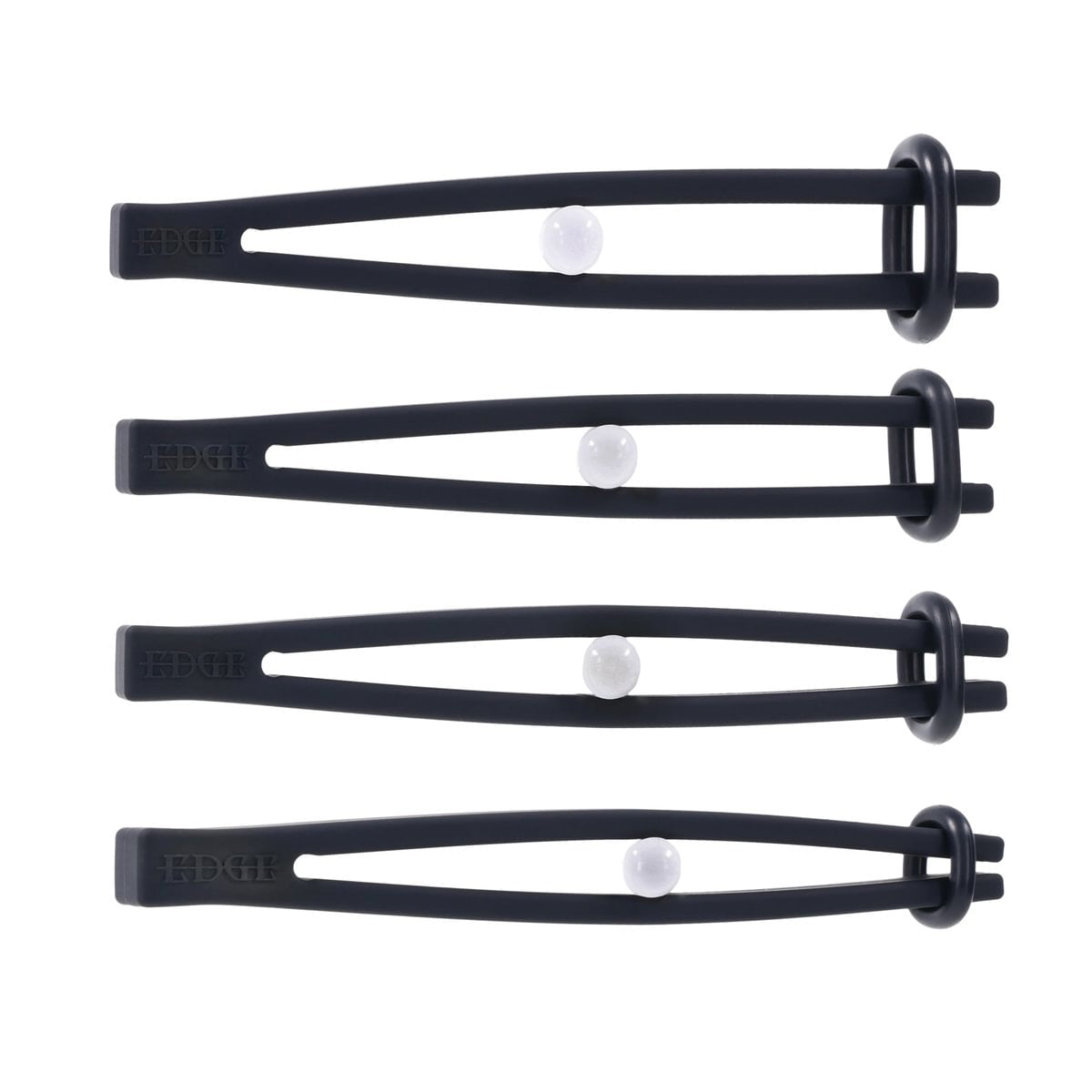 EDGE Silicone Pinching Rods - Black Nipple Restraints - silkandsin