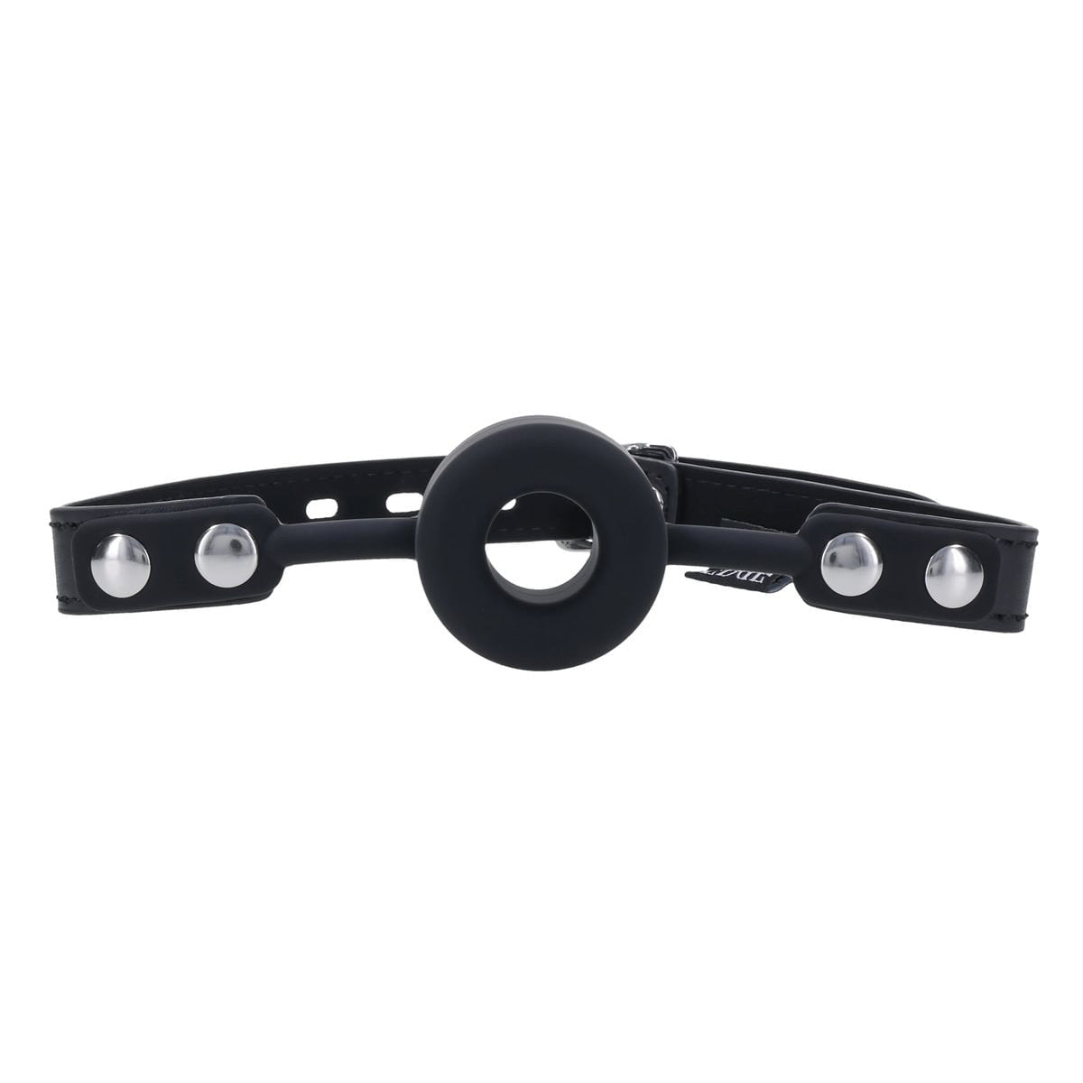 EDGE Silicone Ring Gag - Black Mouth Restraint - silkandsin