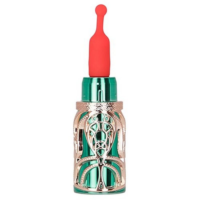Emerald Kiss 4 In 1 Lipstick Vibrator - silkandsin