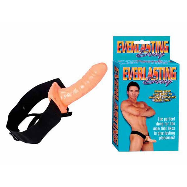 Everlasting Dong - Flesh Hollow Strap - On - silkandsin