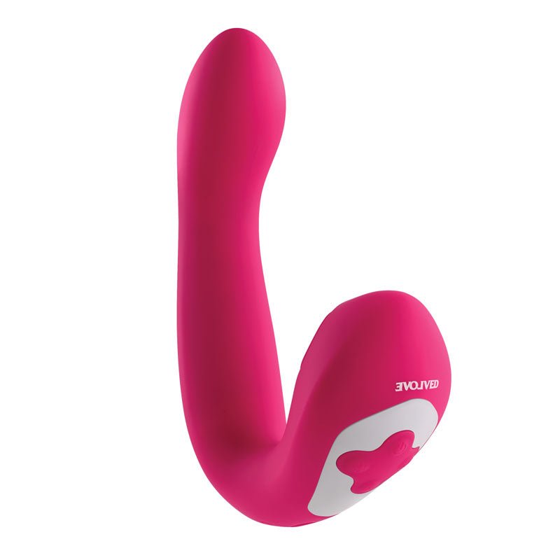 Evolved BUCK WILD - Pink USB Rechargeable Flicking Vibrator - Silk and Sin