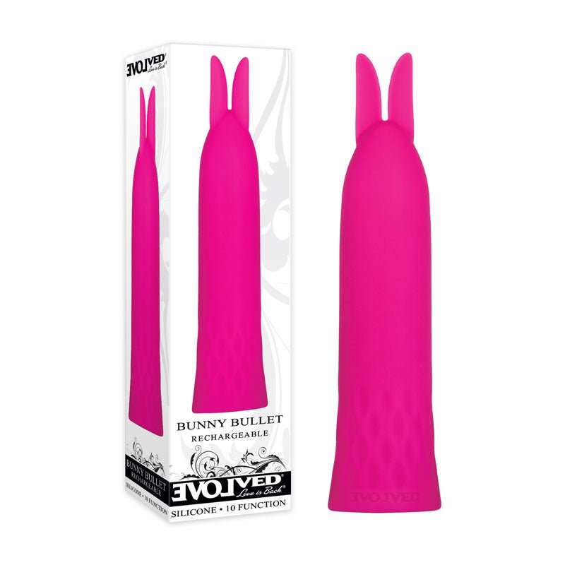 Evolved Bullet Buddy - Pink 10.5 cm USB Rechargeable Bullet - Silk and Sin