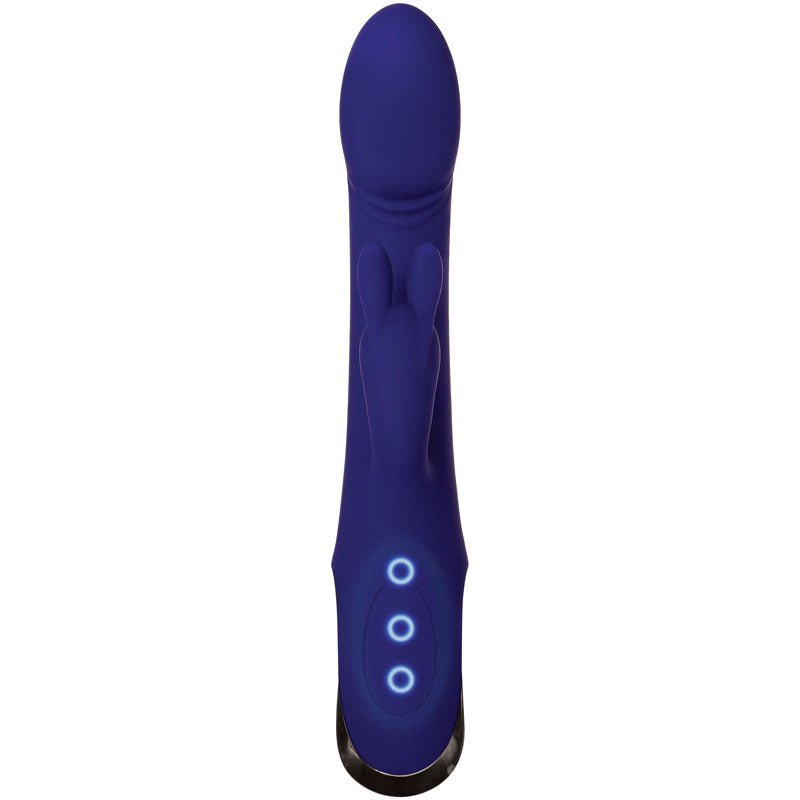 Evolved Bunny Buddy - Blue 22.2 cm USB Rechargeable Rabbit Vibrator - Silk and Sin