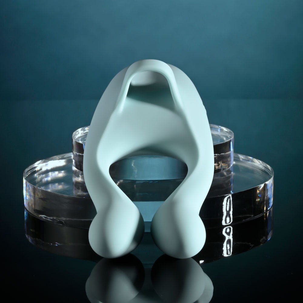 Evolved COUPLES THERAPY - Teal USB Rechargeable Couples Stimulator - Silk and Sin