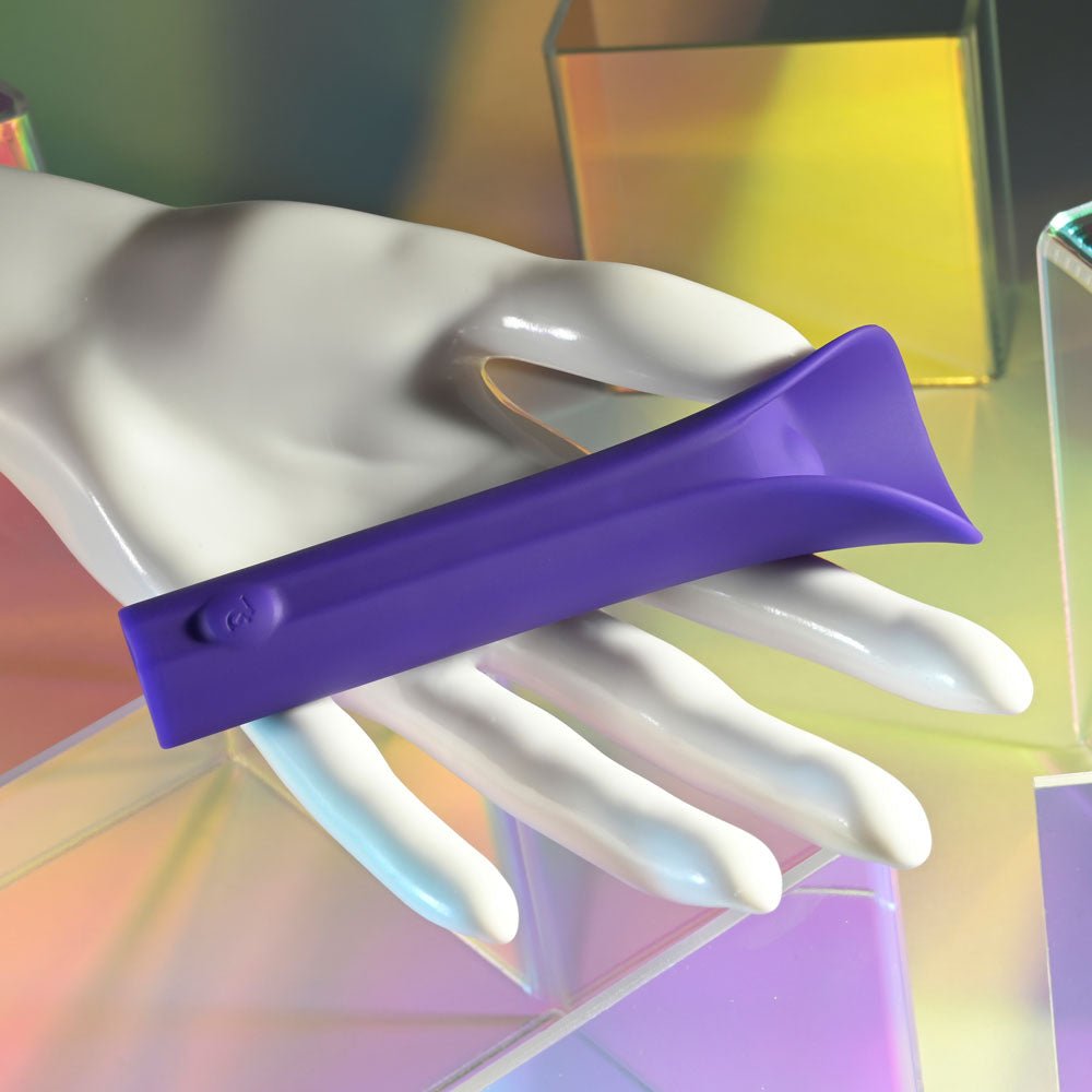 Evolved FULL COVERAGE - Purple 11.9 cm USB Rechargeable Bullet - Silk and Sin