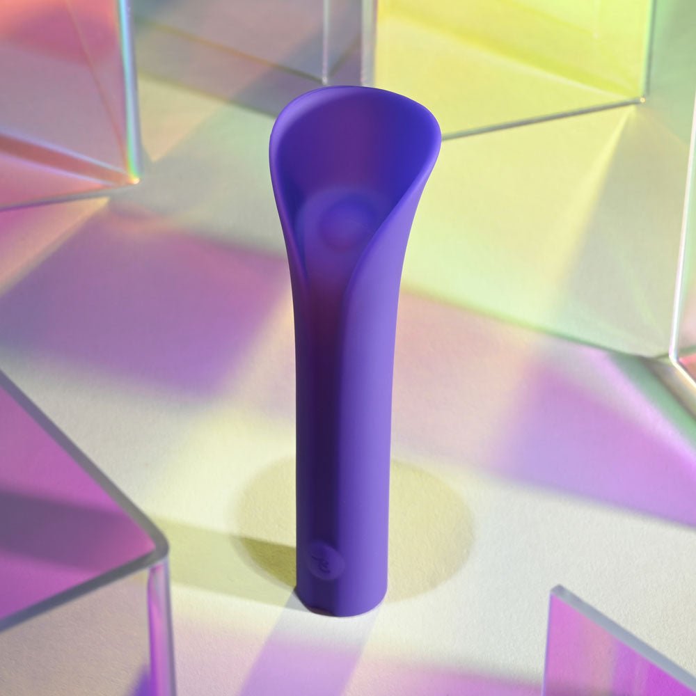 Evolved FULL COVERAGE - Purple 11.9 cm USB Rechargeable Bullet - Silk and Sin