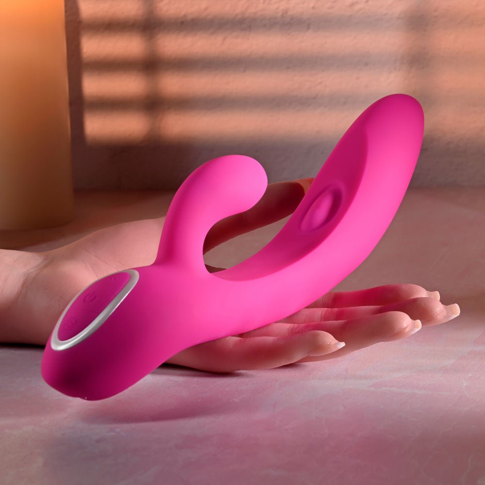 Evolved G-TAPPER - Pink USB Rechargeable Rabbit Vibrator - Silk and Sin