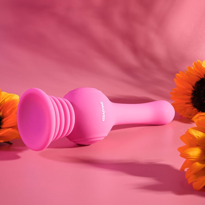 Evolved GYRO VIBE - Pink 24.8 cm USB Rechargeable Super Vibrator - Silk and Sin