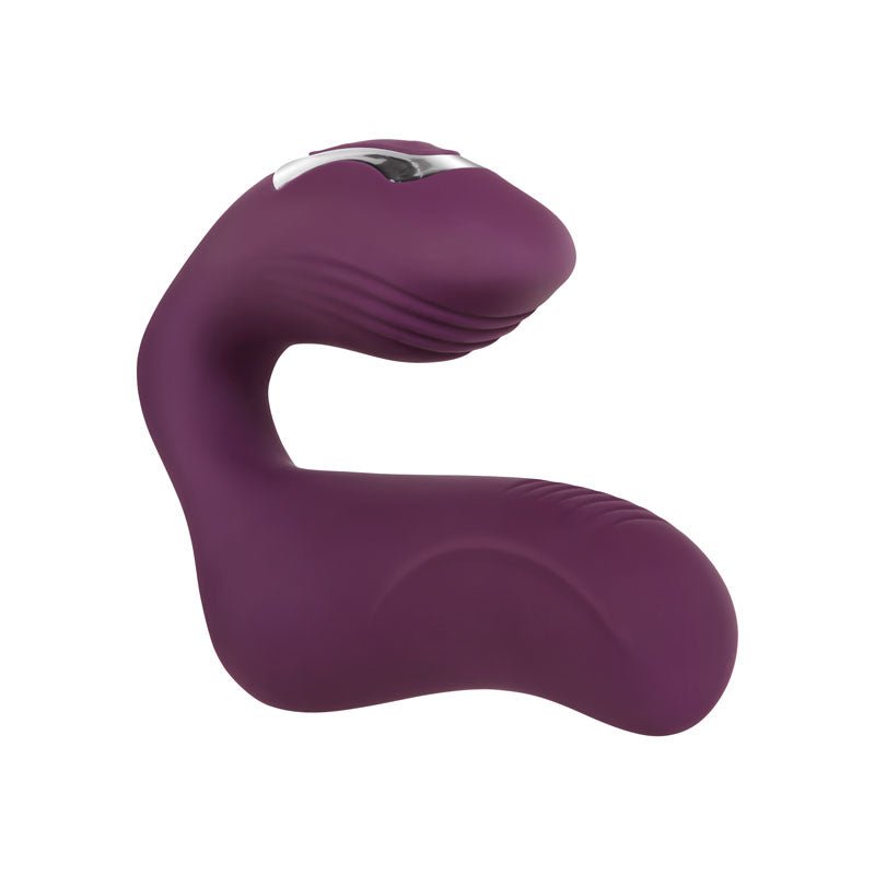 Evolved Helping Hand - Purple USB Rechargeable Dual Finger Stimulator - Silk and Sin