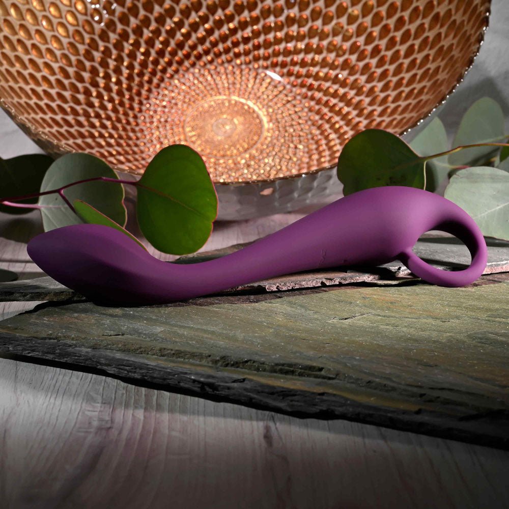 Evolved LOCHNESS G - Purple 19 cm USB Rechargeable Vibrator - Silk and Sin