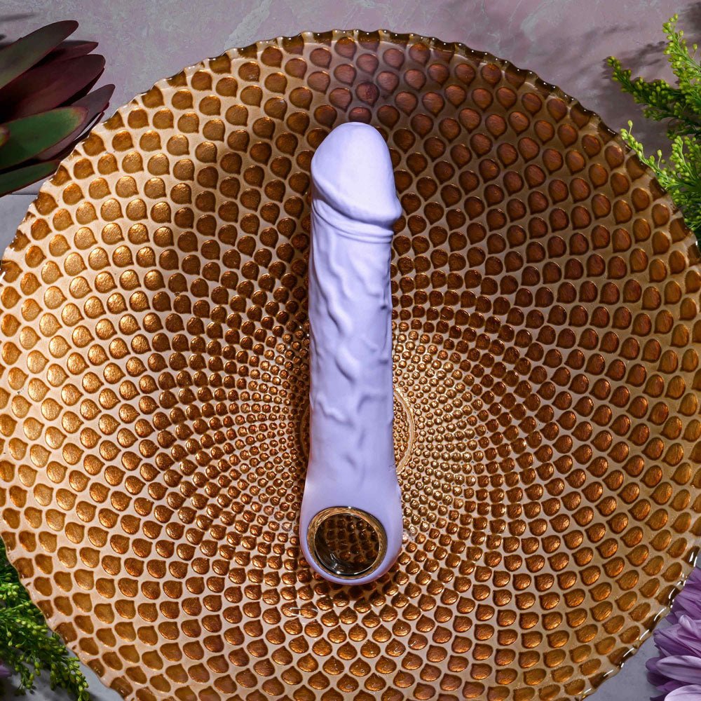 Evolved PURPLE FANTASY - Purple 18.4 cm USB Rechargeable Vibrator - Silk and Sin