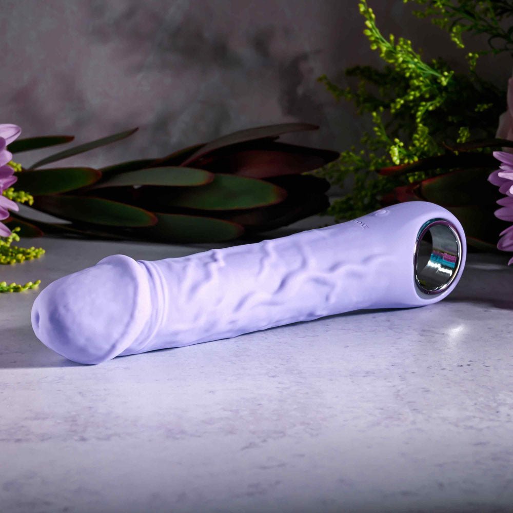 Evolved PURPLE FANTASY - Purple 18.4 cm USB Rechargeable Vibrator - Silk and Sin