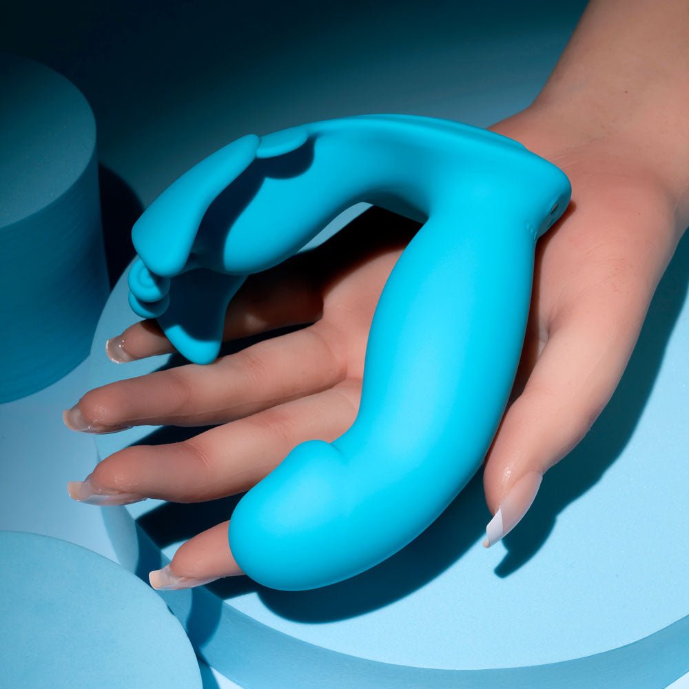 Evolved SPREAD YOUR WINGS - Blue USB Rechargeable Wearable Butterfly Vibrator - Silk and Sin