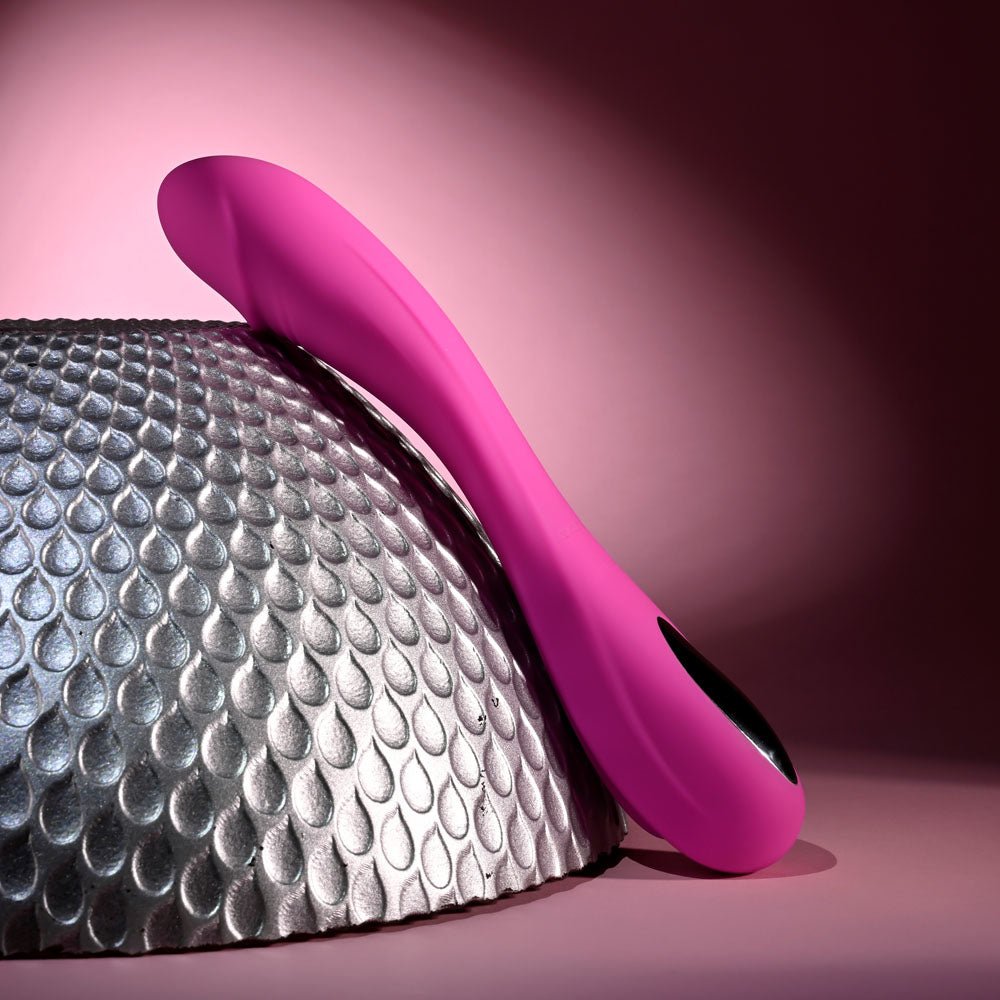 Evolved SUGAR RUSH - Pink 21.6 cm USB Rechargeable Vibrator - Silk and Sin