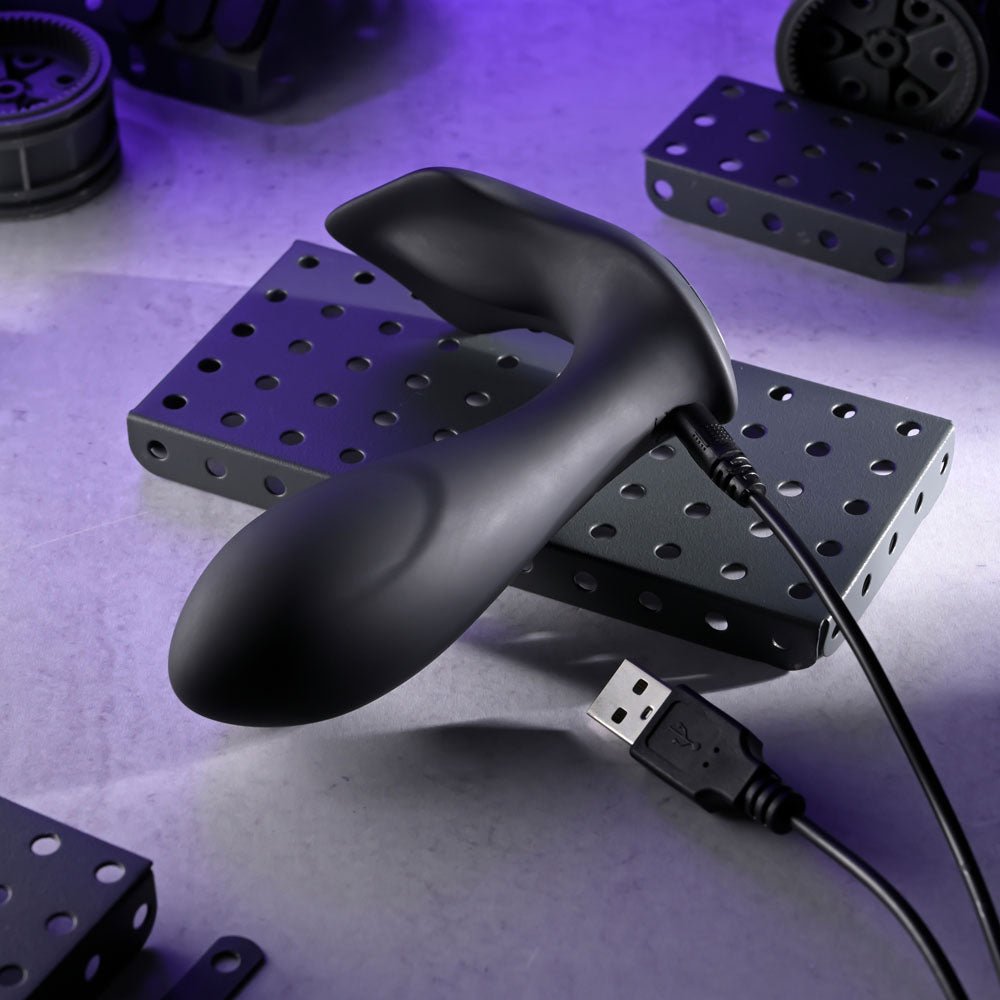 Evolved TAKE ME OUT - Black USB Rechargeable Wearable Vibrator with Remote Control - Silk and Sin
