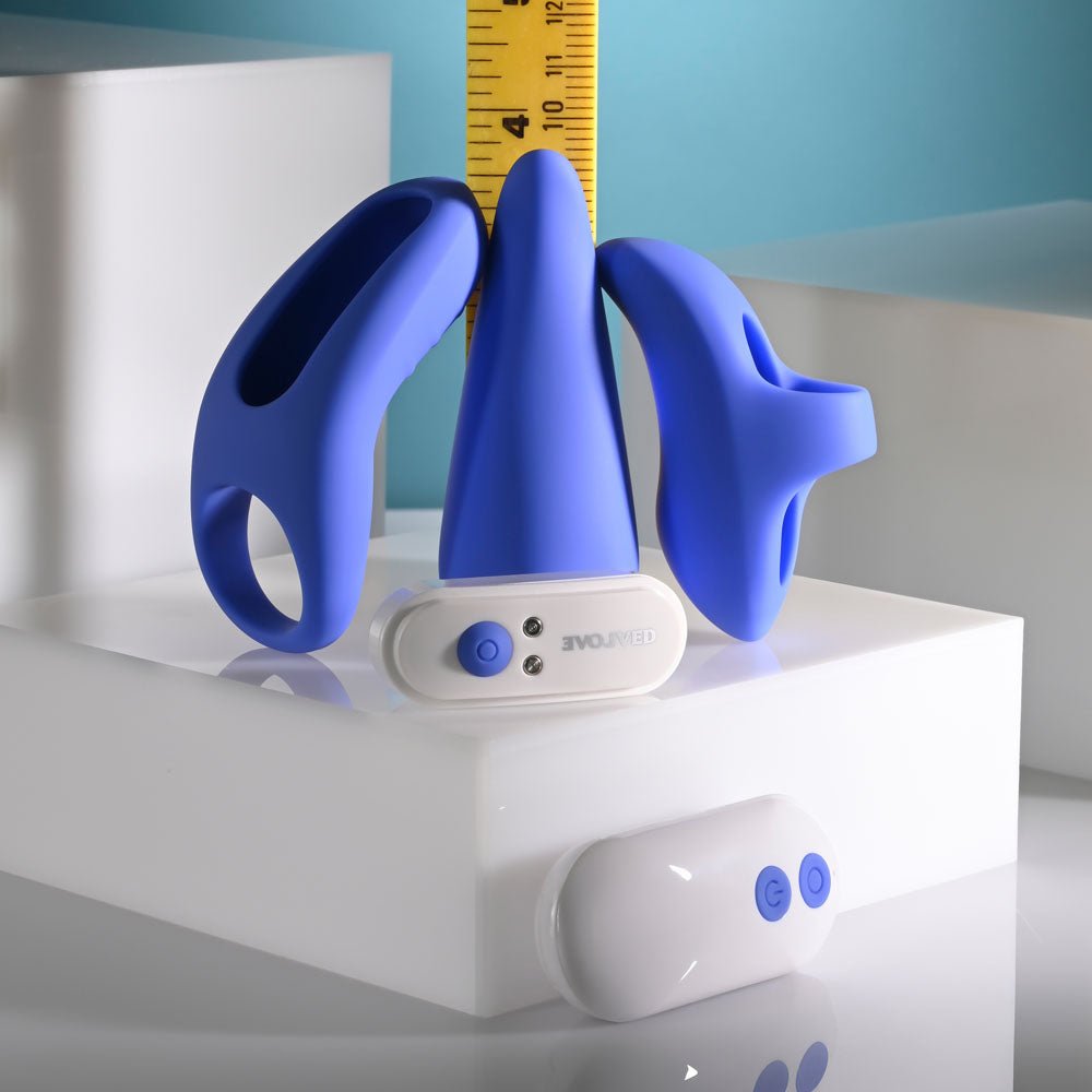 Evolved TAKE YOUR PICK - Rechargeable Bullet with 3 Interchargeable Sleeves - Silk and Sin