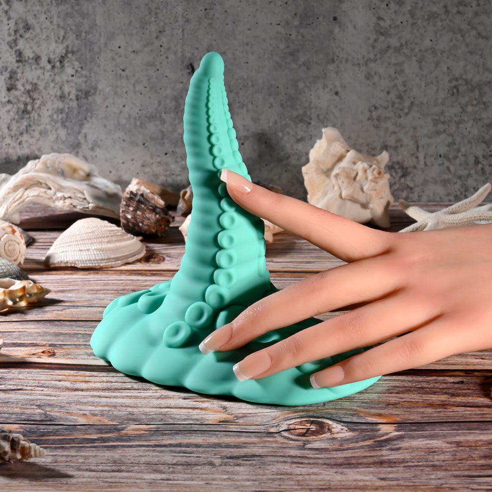 Evolved TENTACLE GRINDER - Green USB Rechargeable Fantasy Grinder Pad with Wireless Remote - Silk and Sin