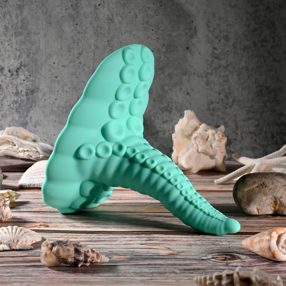 Evolved TENTACLE GRINDER - Green USB Rechargeable Fantasy Grinder Pad with Wireless Remote - Silk and Sin
