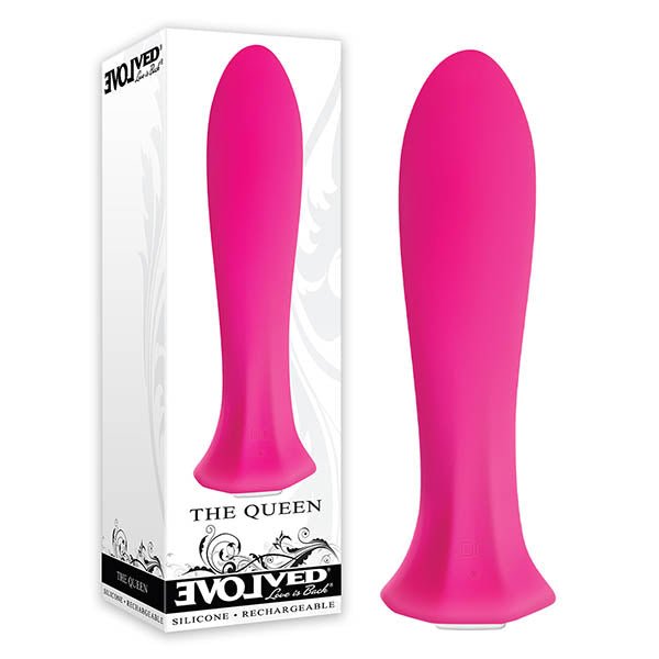 Evolved The Queen - Pink 12.7 cm (5'') USB Rechargeable Bullet - Silk and Sin