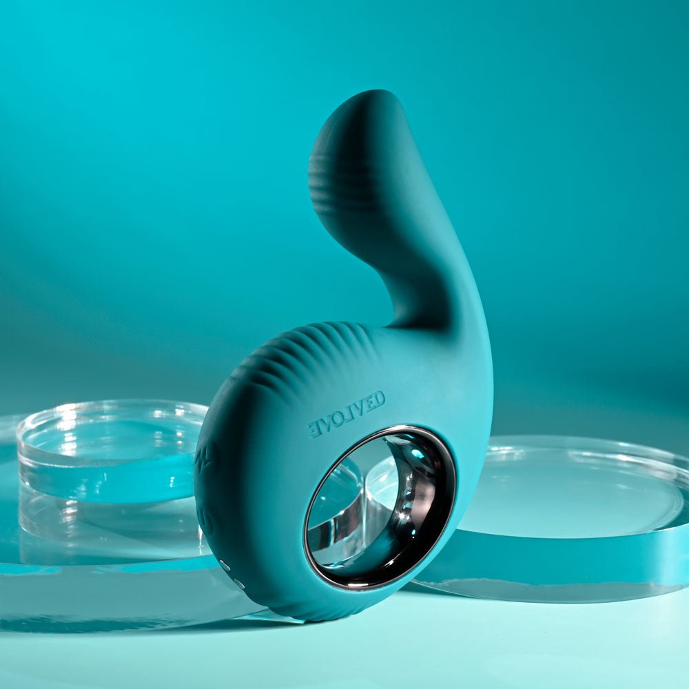 Evolved THUMBS UP - Green USB Rechargeable Stimulator - Silk and Sin