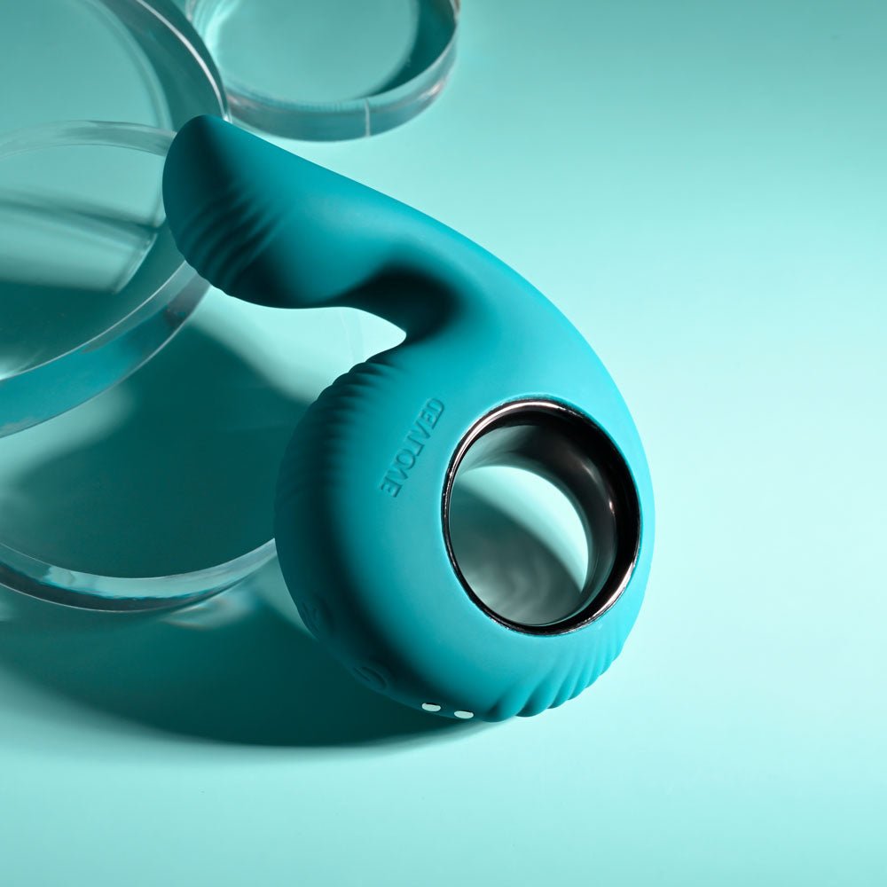 Evolved THUMBS UP - Green USB Rechargeable Stimulator - Silk and Sin
