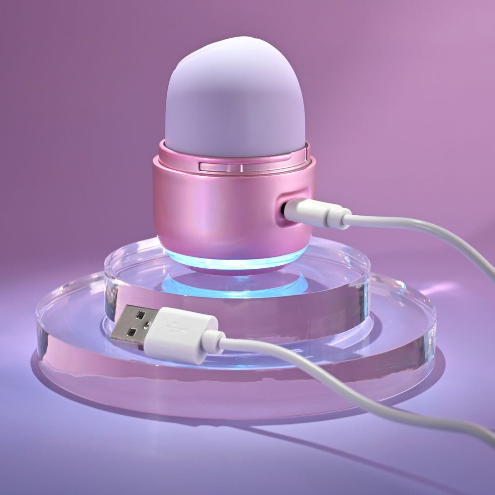Evolved VACATION VIBES - TAPPING - Pink 8.5 cm USB Rechargeable Tapping Stimulator - Silk and Sin