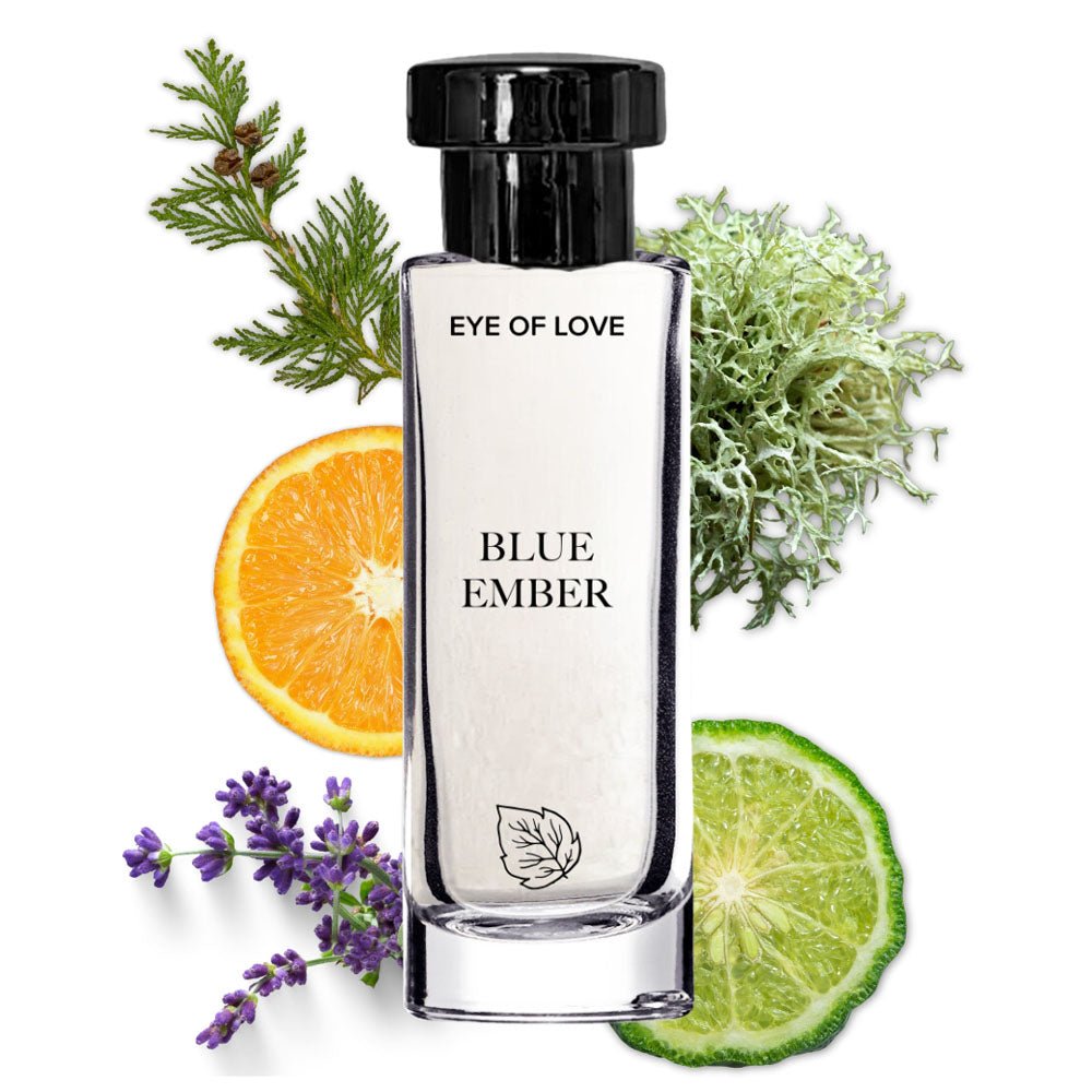 Eye Of Love Love In Bloom Blue Ember Pheromone Cologne - 30ml - Citrus & Cedar Scented Pheromone Cologne for Men to attract Women - 30 ml Spray - Silk and Sin