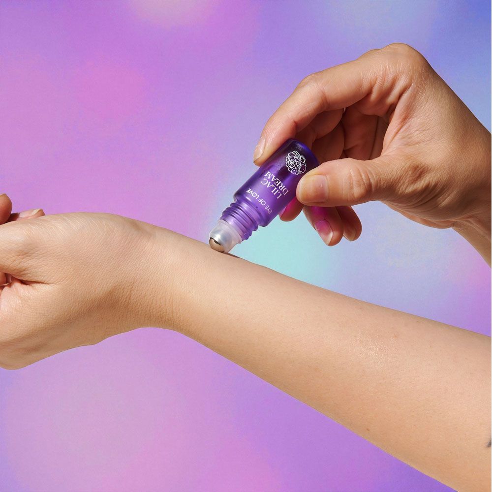 Eye Of Love Love In Bloom Pheromone Perfume Roll-On Set - Day to Night (Sunny Daze & Lilac Dream) Pheromone Perfume Oils for Women to attract Men - 10 ml Roll On Bottles - Silk and Sin