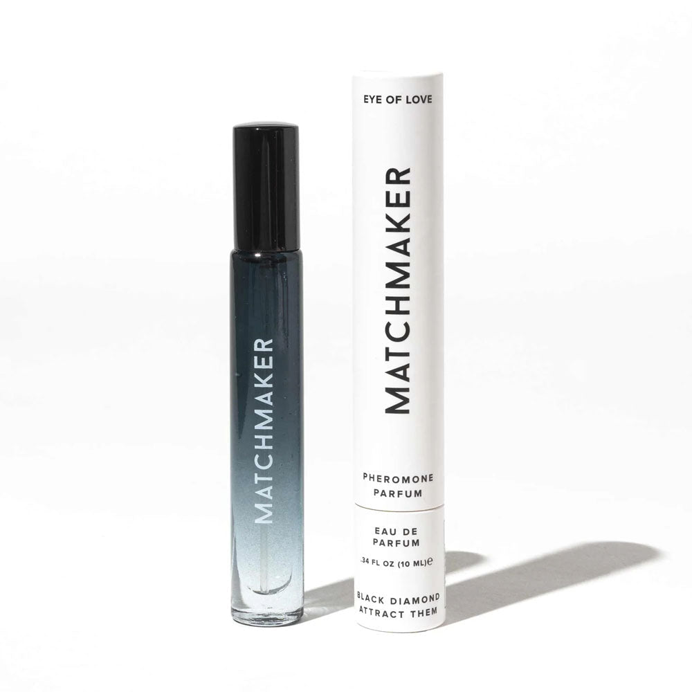 Eye of Love Matchmaker Black Diamond All - 10 ml - Pheromone Cologne for Men to attract All - 10 ml Spray - Silk and Sin