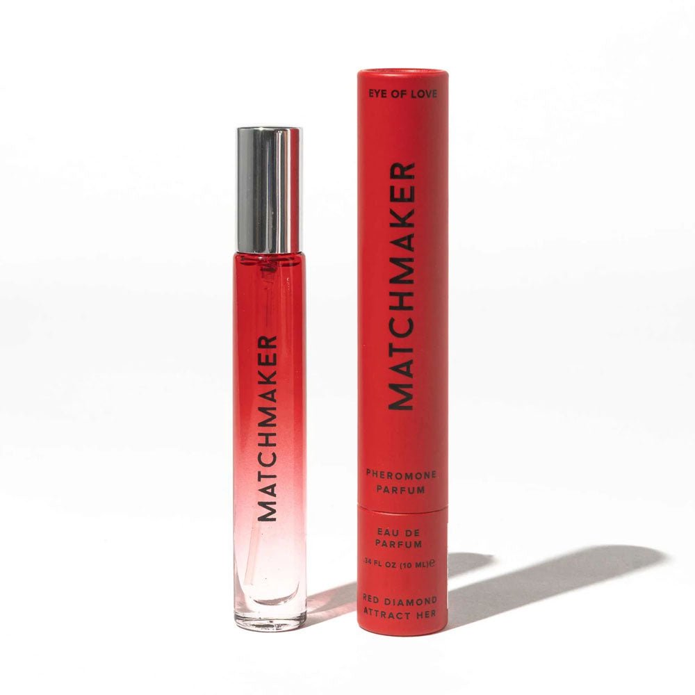 Eye of Love Matchmaker Red Diamond LGTBQ - 10 ml - Pheromone Parfum for Women to attract Women - 10 ml Spray - Silk and Sin
