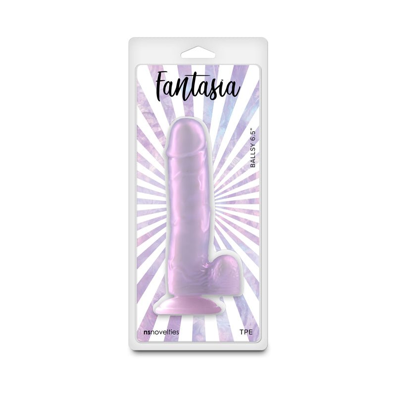 Fantasia - Ballsy 6.5'' - Orchid - Pearlescent Purple 18.2 cm Dildo - Silk and Sin