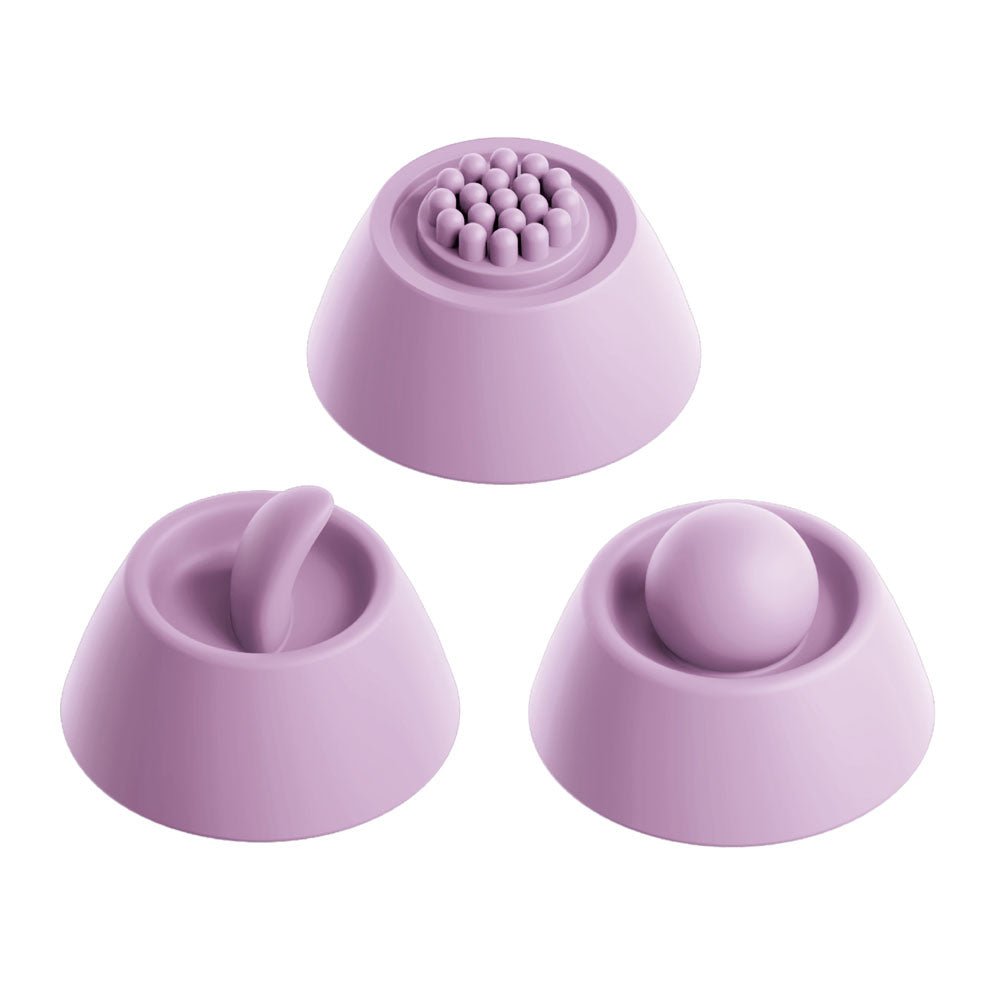 Fantasy For Her G-Touch Pulse Pro - Purple - Purple 23.4 cm USB Rechargeable Rabbit Vibrator with Flicking Shaft and Tip - Silk and Sin