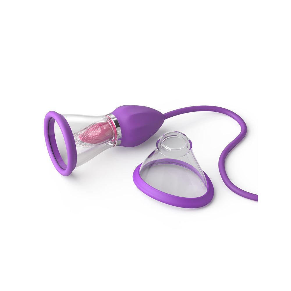 Fantasy For Her Her Ultimate Pleasure Max - Purple USB Rechargeable Vibrator with Flicking Stimulator - silkandsin