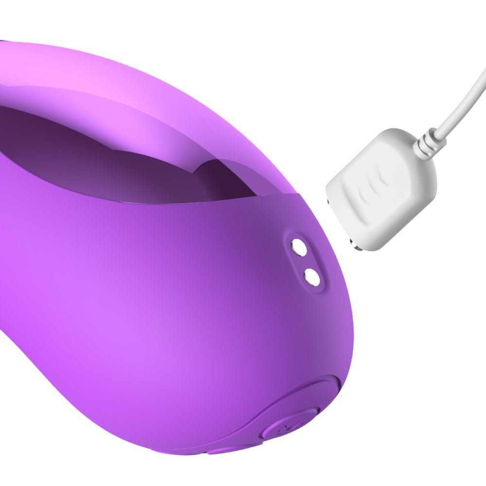 Fantasy For Her intiMotion G-Pro - Purple - Purple 21.2 cm USB Rechargeable Rabbit Vibrator - Silk and Sin