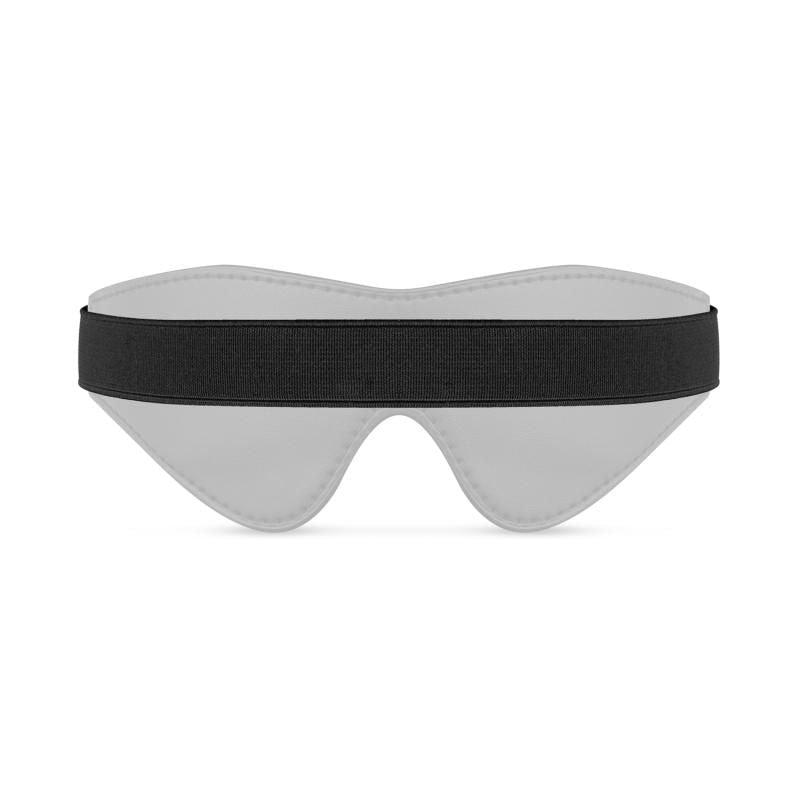 Faux Leather Blindfold Black - Silk and Sin
