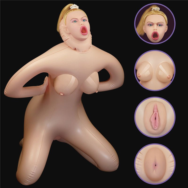 Fayola Horny Cowgirl Doll - Inflatable Love Doll - Silk and Sin