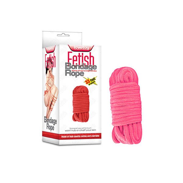 Fetish Bondage Rope - Black - 10 m Length - Silk and Sin