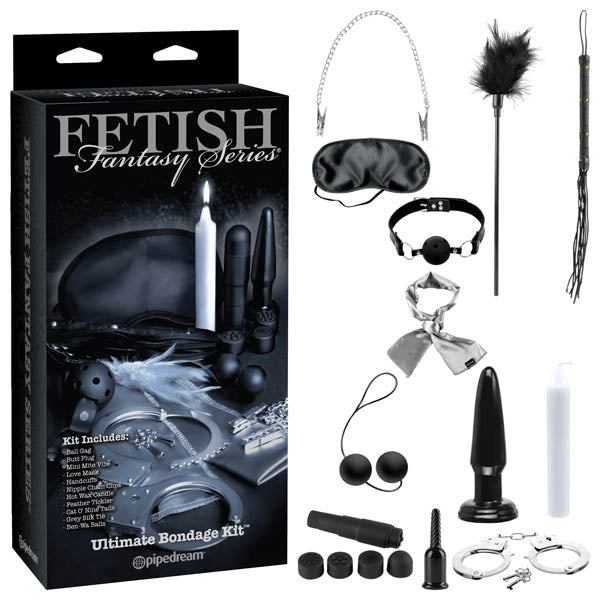 Fetish Fantasy Series Limited Edition Ultimate Bondage Kit - 11 Piece Set - silkandsin