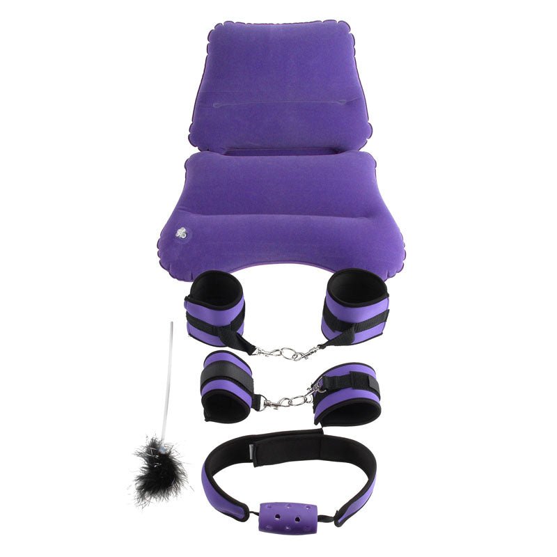 Fetish Fantasy Series Purple Pleasure Bondage Set - 8 Piece Set - silkandsin