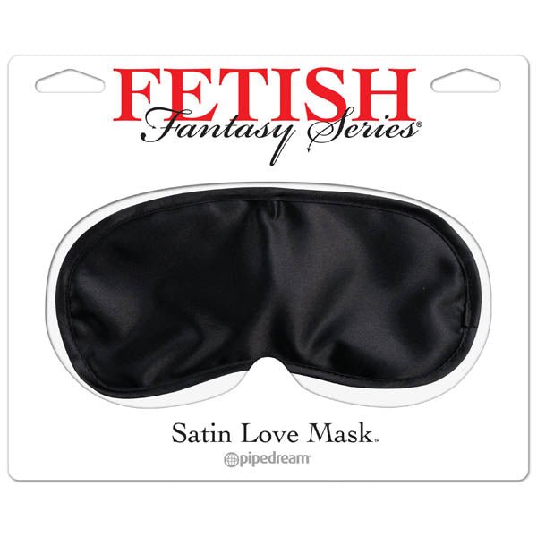 Fetish Fantasy Series Satin Love Mask - Black Eye Mask - silkandsin